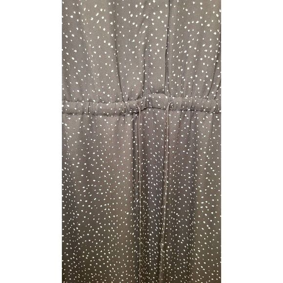 Hilary Radley Black White Polka Dot Printed Tunic Dress Sz Small - Picture 4 of 7